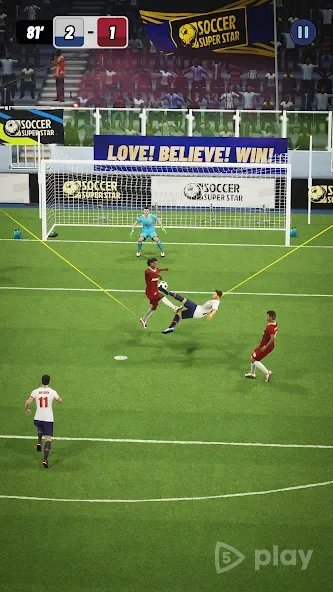 Soccer Super Star 0.3.21 MOD APK (Unlimited Life/ Hits)