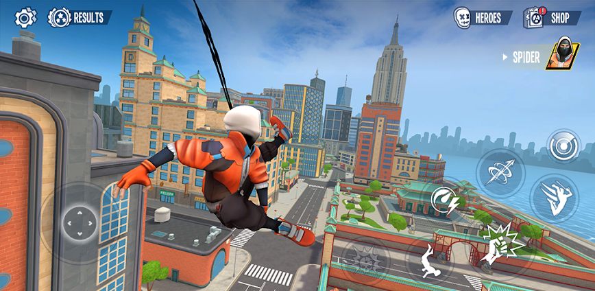 Spider Fighter 3 Mod APK 3.45.0 (All Characters Unlocked)
